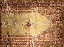 Rare Ottoman silk carpet preserved in original condition for nearly 300 years