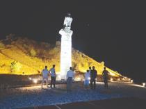 Kayseri’s Karakuş Tumulus welcomes visitors after dark