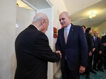 Parliament speaker meets political leaders over terror-free Türkiye legislation