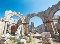 Scars of war linger on Syria’s Saint Simeon monaster