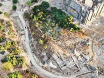 2,000-year-old theater street unearthed at Aspendos