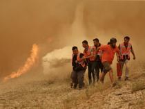 Wildfires rage across southern Türkiye