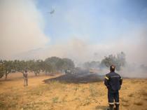 Helicopter crew killed in Greece fires