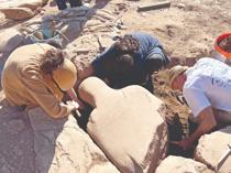 Monumental statue unearthed at ancient Sardes