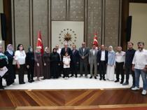 Erdoğan meets families of school attack victims