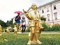 Mini-Mozart statues stolen ahead of anniversary tribute