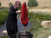 Artisan preserves root dyeing tradition with 500 natural colors