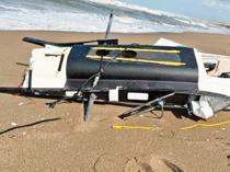 More UAV debris washes ashore on Black Sea coast