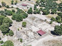 Ancient bathhouse’s pools uncovered at sanctuary