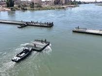 Turkish, Syrian armies complete floating bridge over Euphrates River