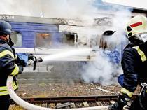 Russian strike on Ukraine train ‘meant to scare’ West