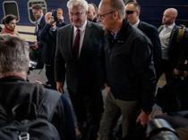 Russian strike hits Kyiv bridge as Merz visits