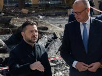 Russia strikes hit Kiev as Germany’s Merz visits