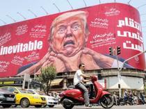 Wartime billboards in Tehran mock Trump