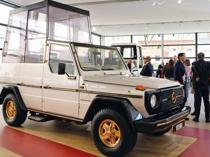 Popemobile exhibition is unveiled at the Vatican