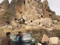 Two killed as fairy chimney collapses in Cappadocia