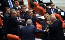 Fight erupts at Turkish Parliament amid talks over cram school bill
