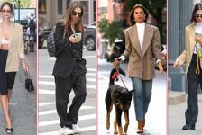 Sokak Stili: Emily Ratajkowski'den Blazer Ceket Giyme Dersleri