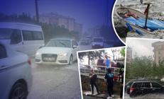 Marmarada kuvvetli yağış Tekirdağda caddeler göle döndü, Çanakkalede balıkçı teknesi battı... Meteorolojiden yeni uyarı geldi
