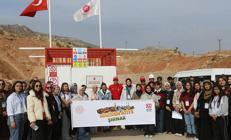 Enerji Bakanlığı Gabardaki petrol üretim tesisinde öğrencileri ağırladı