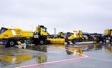 İstanbul Havalimanında pistteki kar miktarına anlık takip