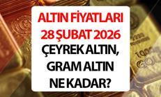 ANLIK ALTIN FİYATLARI SON DAKİKA 28 ŞUBAT 2026 (CANLI TAKİP EKRANI) || Bugün 1 gram altın, çeyrek altın, Cumhuriyet altını ve ONS altın alış - satış fiyatı ne kadar, kaç TL İşte Kapalı Çarşı anlık altın fiyatları