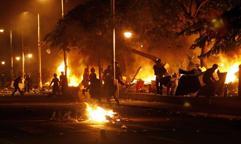 Man beaten by Egypt police shown on TV blaming protesters