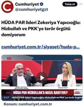 TBMM’de değil siyasette olmaması gereken iki parti; PKK/DEM ne ise Hizbul/HÜDA PAR odur