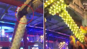 Oyun salonunda panik anları: 5 çocuk yaralandı