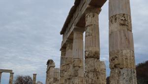 Büyük İskender’in taç giydiği antik saray kalıntıları 16 yıllık restorasyonun ardından halka açılıyor