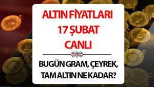 ALTIN FİYATLARI SON DURUM 17 ŞUBAT PAZARTESİ BUGÜN | Altın yeniden yükselişte.. Çeyrek ve gram altın fiyatları bugün ne kadar, kaç TL?