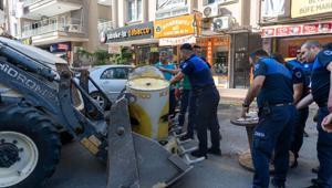 Yenişehir’de kamu alanları işgallerden temizleniyor