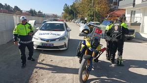 Motosikletli polise çarpıp kaçan sürücüye ceza