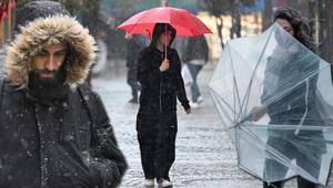 Meteoroloji'den kuvvetli sağanak ve fırtına uyarısı: Hava sıcaklığı sert düşüyor | Kar yağışı başladı: Birçok kent yoğun kara teslim oldu