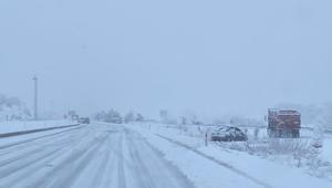 Kütahya’da kar yağışı