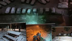 Kar başladı, İstanbul beyaza büründü