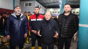 Yüreğir’de şiddetli yağışa anında müdahale