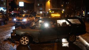 Gümüşhane’de iki otomobil çarpıştı; 1 ölü, 3 yaralı