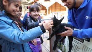 Çocuklar hayvanları ve yaban hayatını tanıdı
