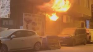  İstanbul - Kağıthane’de iş yerinde yangın çıktı patlama yaşandı: Simitçilikten geldik yine devam ederiz 