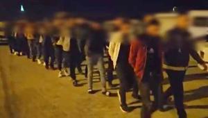 Konya'da, 10 kaçak göçmen yakalandı 