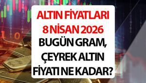 ANLIK ALTIN FİYATLARI SON DAKİKA 8 NİSAN 2026 (GÜNCEL VE CANLI GRAFİK TAKİP EKRANI) || Altın yükselişte! Bugün altın gramı, altın ons fiyatı ne kadar? 1 gram altın kaç lira, Cumhuriyet altını, tam altın, çeyrek altın ne kadar, kaç TL? Kapalı Çarşı altın fiyatları alış-satış