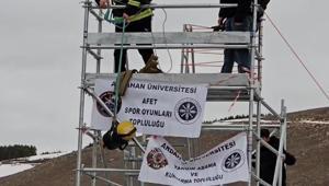 Üniversite öğrencileri afet oyunları için sahaya çıkacak