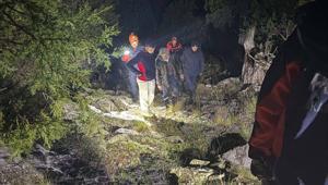 Mantar ararken kaybolan kişiyi jandarma ve AFAD ekipleri kurtardı