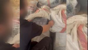 Saman balyalarının 40 bin paket kaçak sigara ele geçirildi
