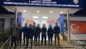 Hatay'da 9 kaçak göçmen yakalandı