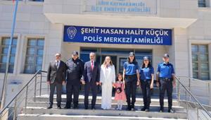 Ağın Kaymakam Yılmaz, bayramda görevli personeli ziyaret etti