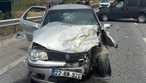 Otomobil ile hafif ticari araç çarpıştı: 6 yaralı