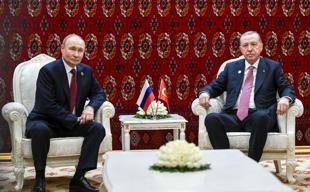 Erdoğan, Putin meet in Ashgabat to discuss Ukraine war