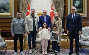 Erdoğan hosts family of 6-year-old Gaza victim